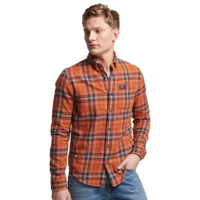 Chemise à manches longues homme Cotton Lumberja SUPERDRY