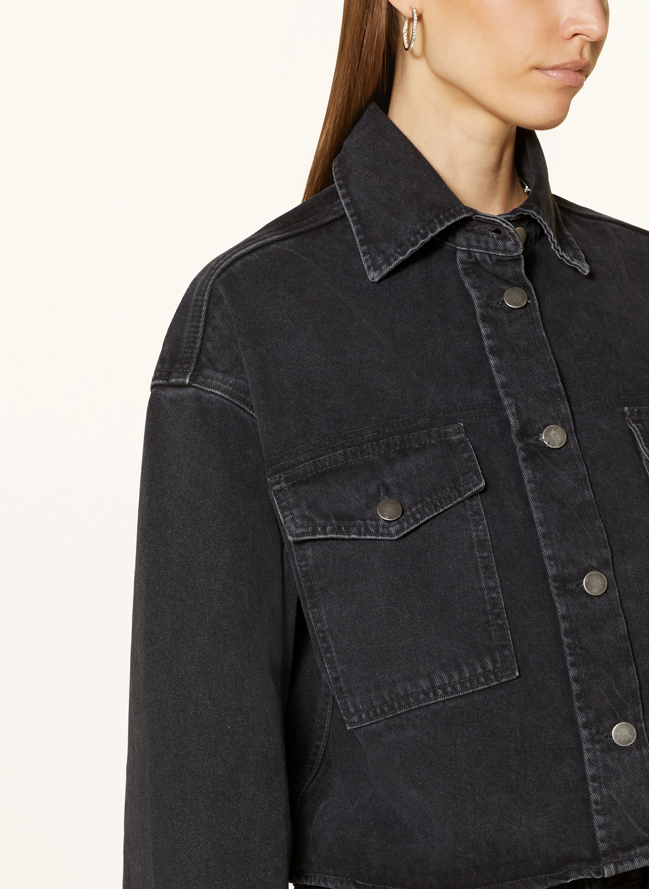 MRS & HUGS Cropped-Jeansjacke