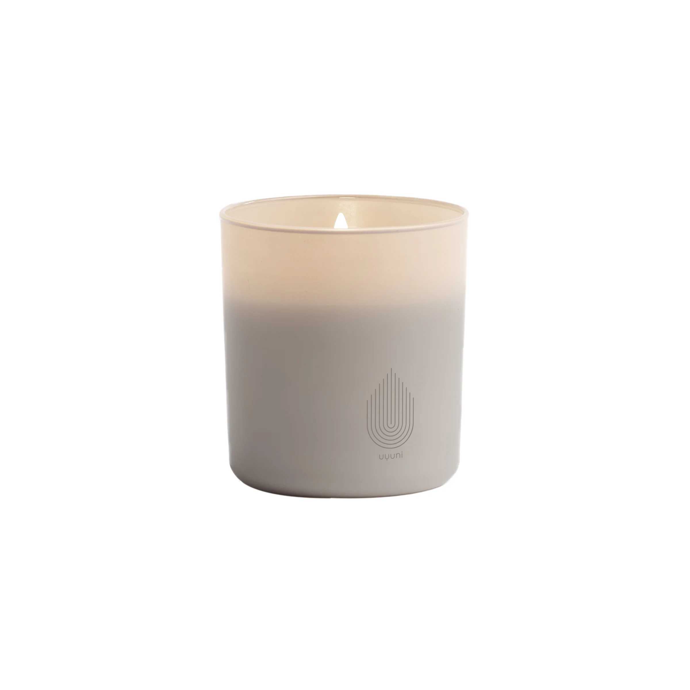 Uyuni  LED lys i glas, Sandstone - H10 cm.