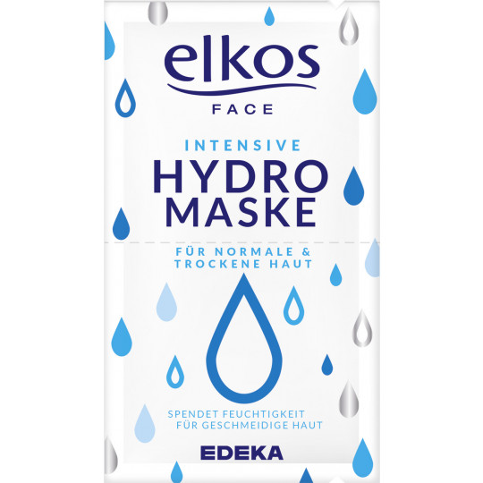 EDEKA elkos FACE Hydro Maske 2x 8ML
