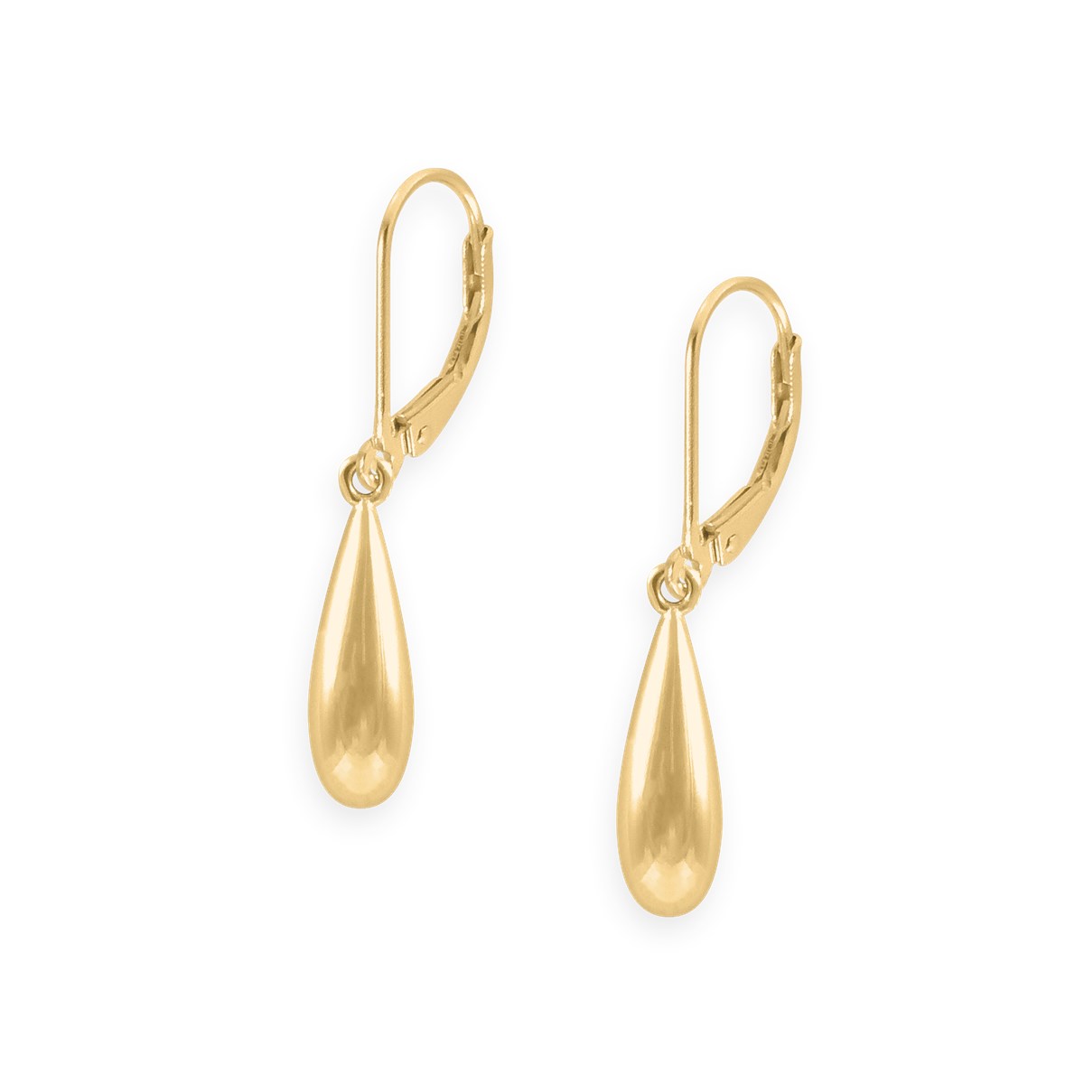 Boucles d'oreilles plaquées or