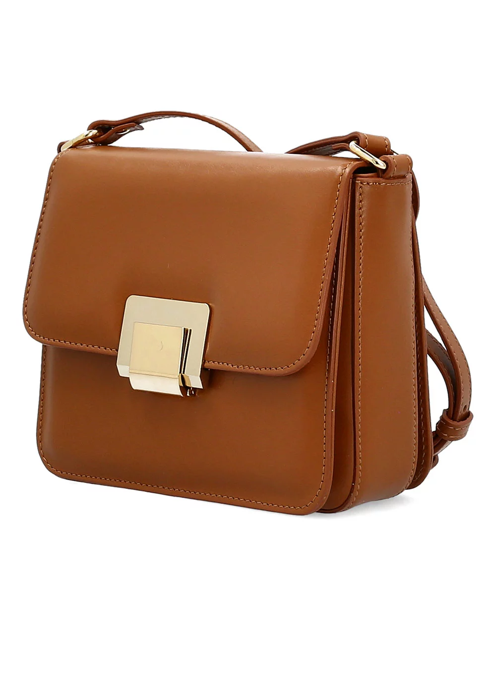 SAC PAOLA CUIR CAMEL