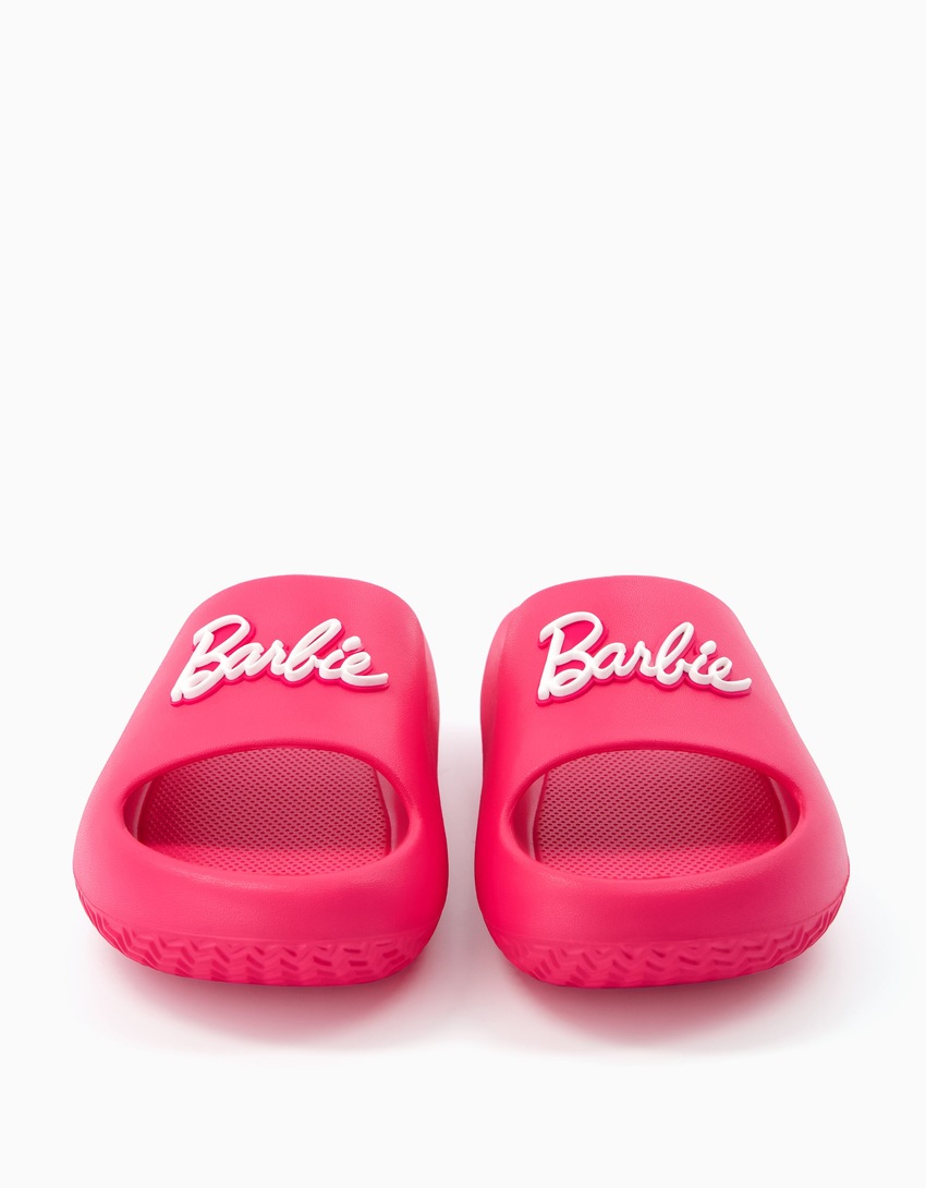 Sandálias rasteiras Barbie
