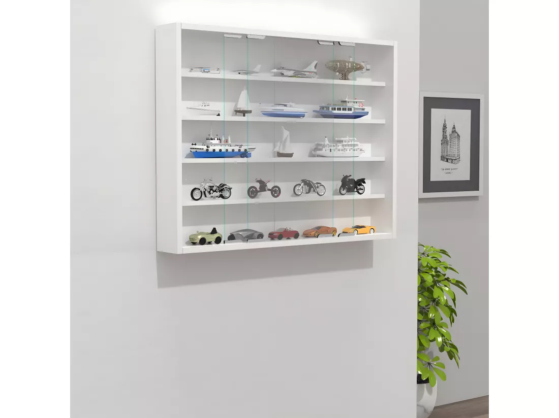 Vitrine suspendue Vitrine murale en verre Agisa L