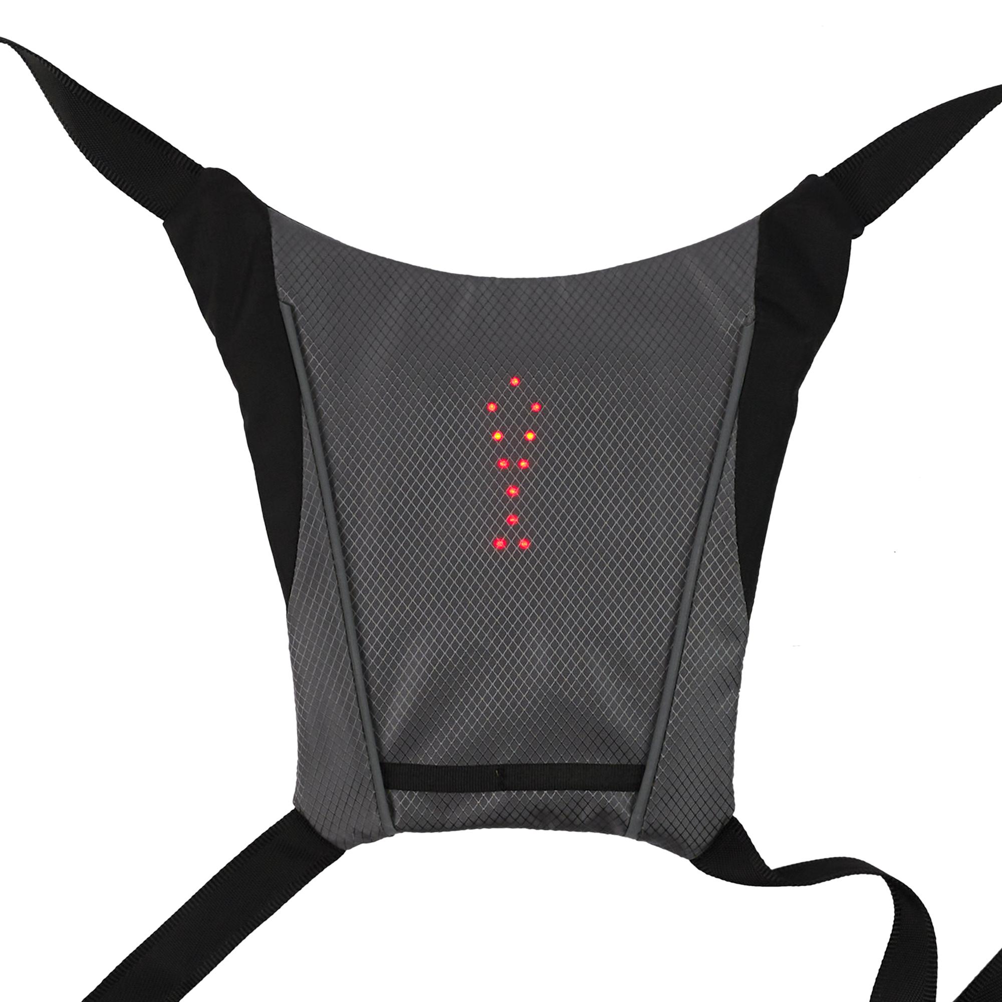 GILET CLIGNOTANT LED SANS FIL TELECOMMANDE