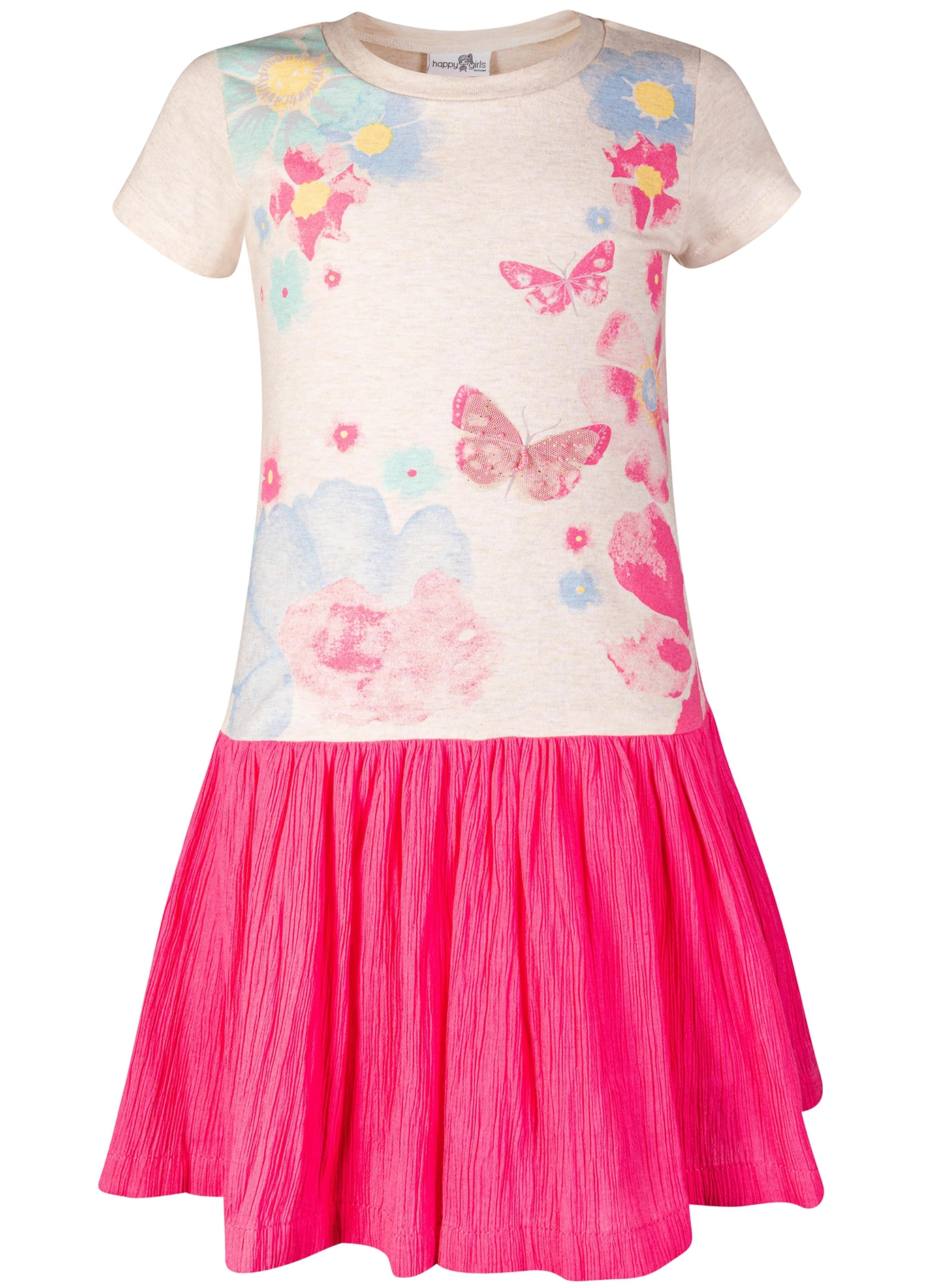 Kurzarmkleid PASTELL in pink