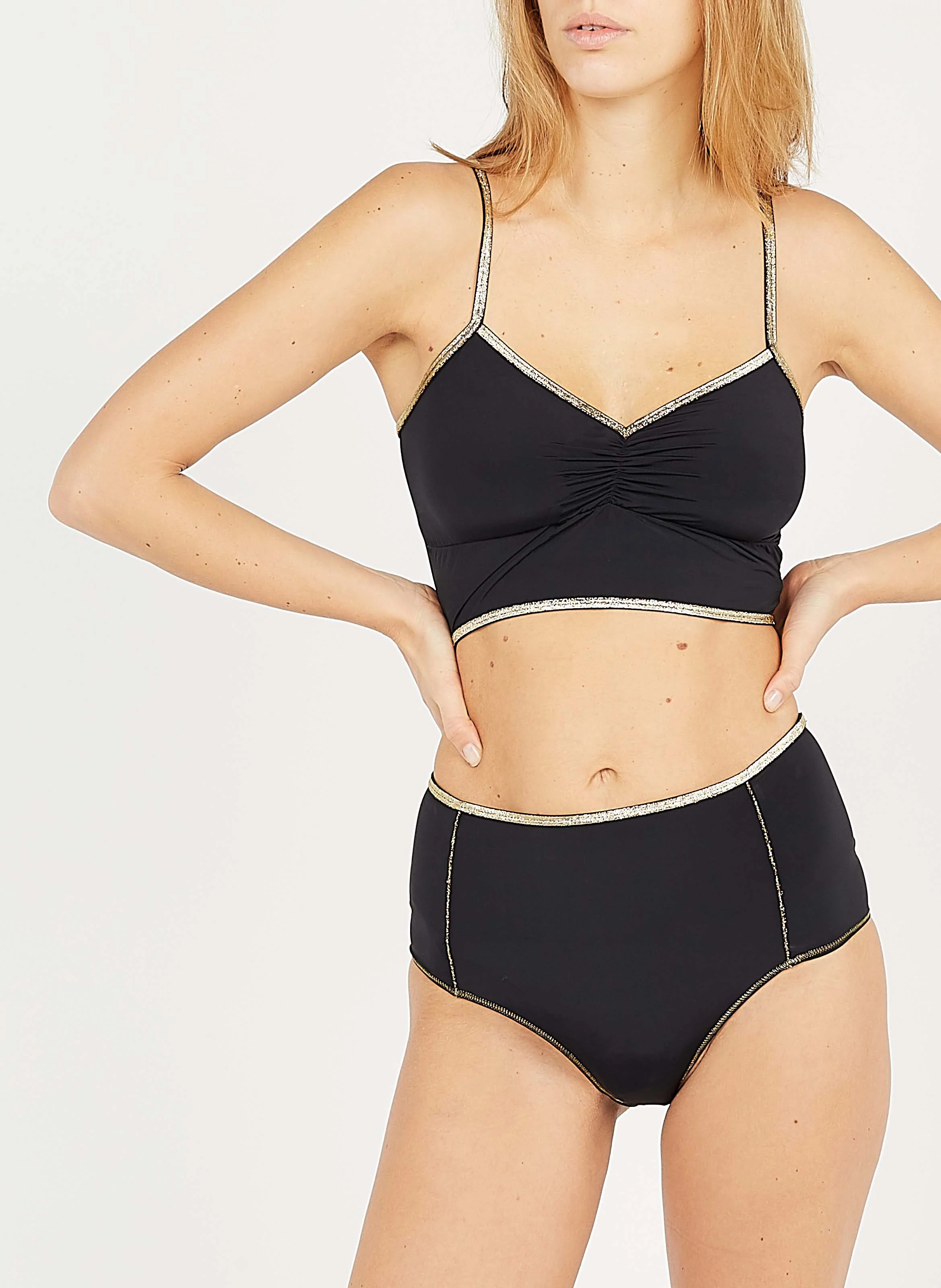 Brassière en microfibre | Noir