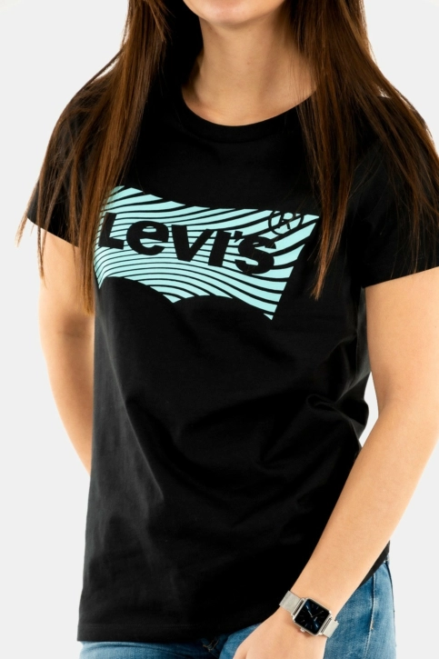 Tee shirt levi's® 17369 the perfect tee 1798 wavy bw fill cavi
