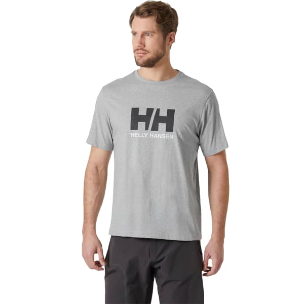T-shirt HELLY HANSEN LOGO T-SHIRT 2.0 GREY MELANGE