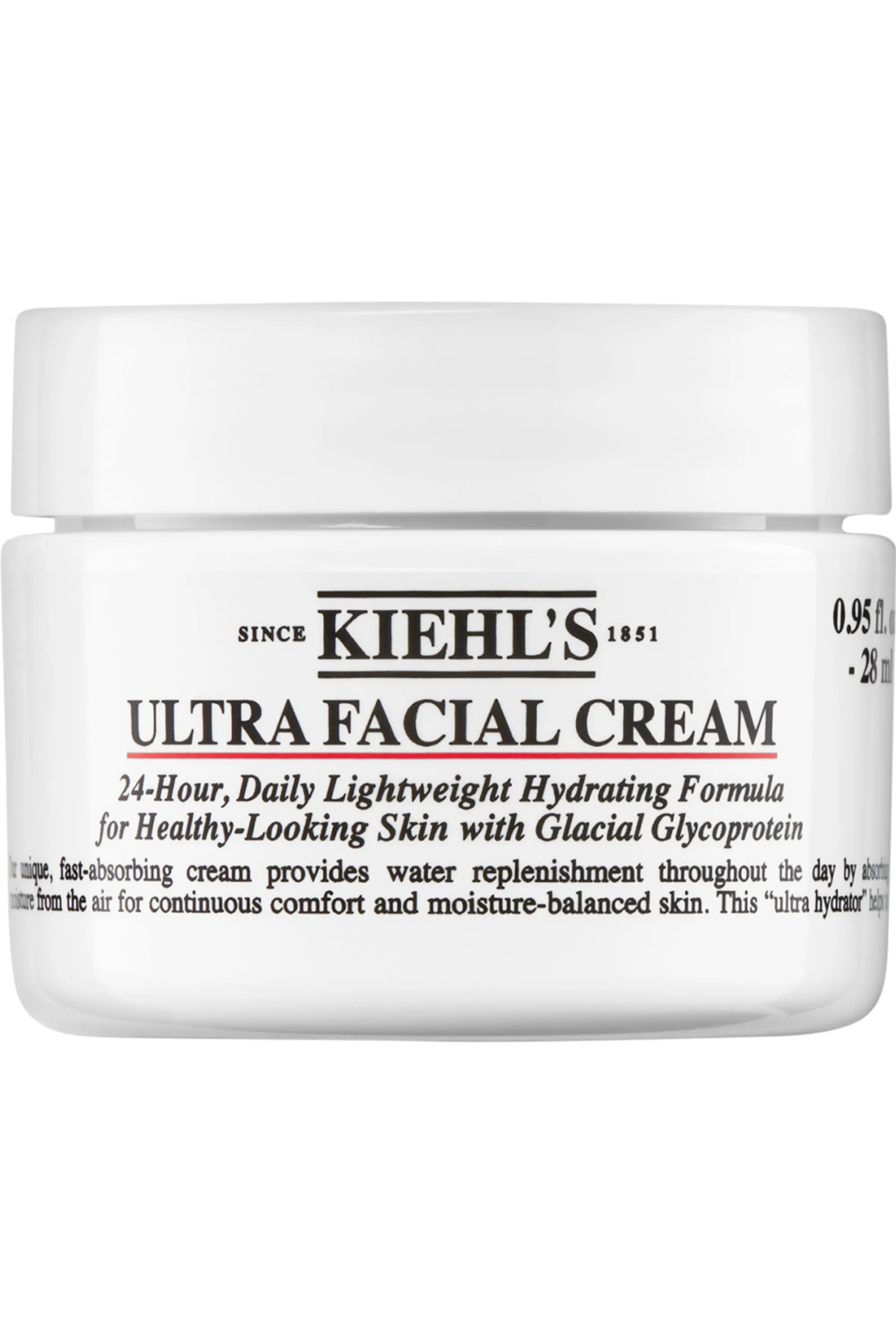 Kiehl's Crème hydratante légère 24h Ultra Facial rechargeable