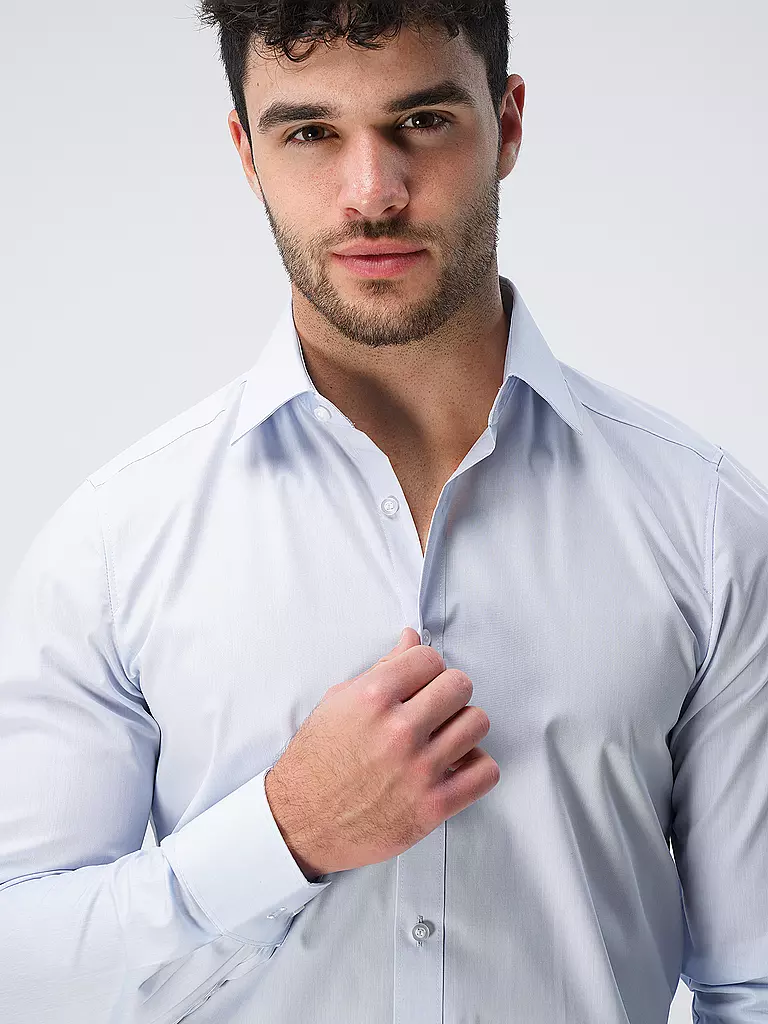 OLYMP LEVEL FIVE Hemd Body Fit blau