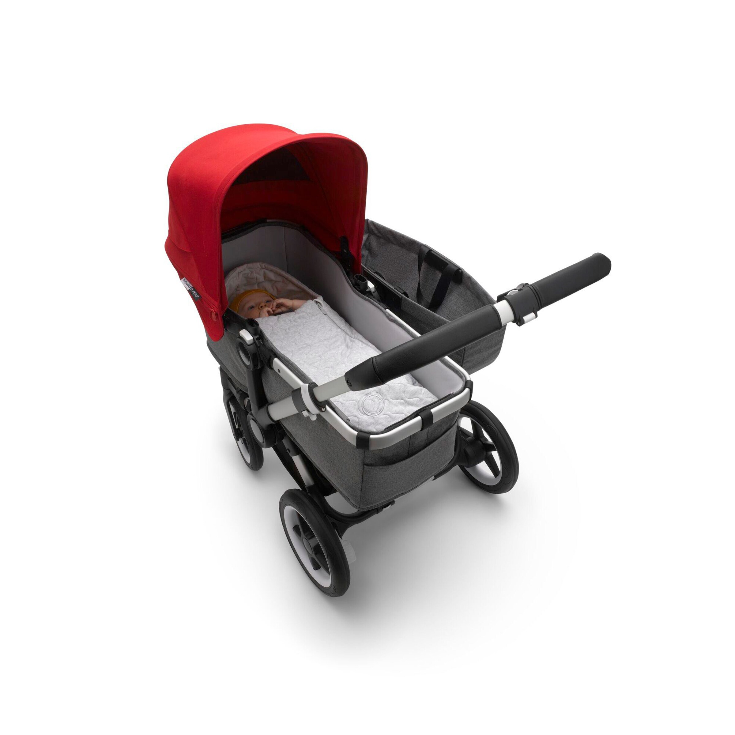 Bugaboo Neugeboreneneinsatz hellgrau meliert