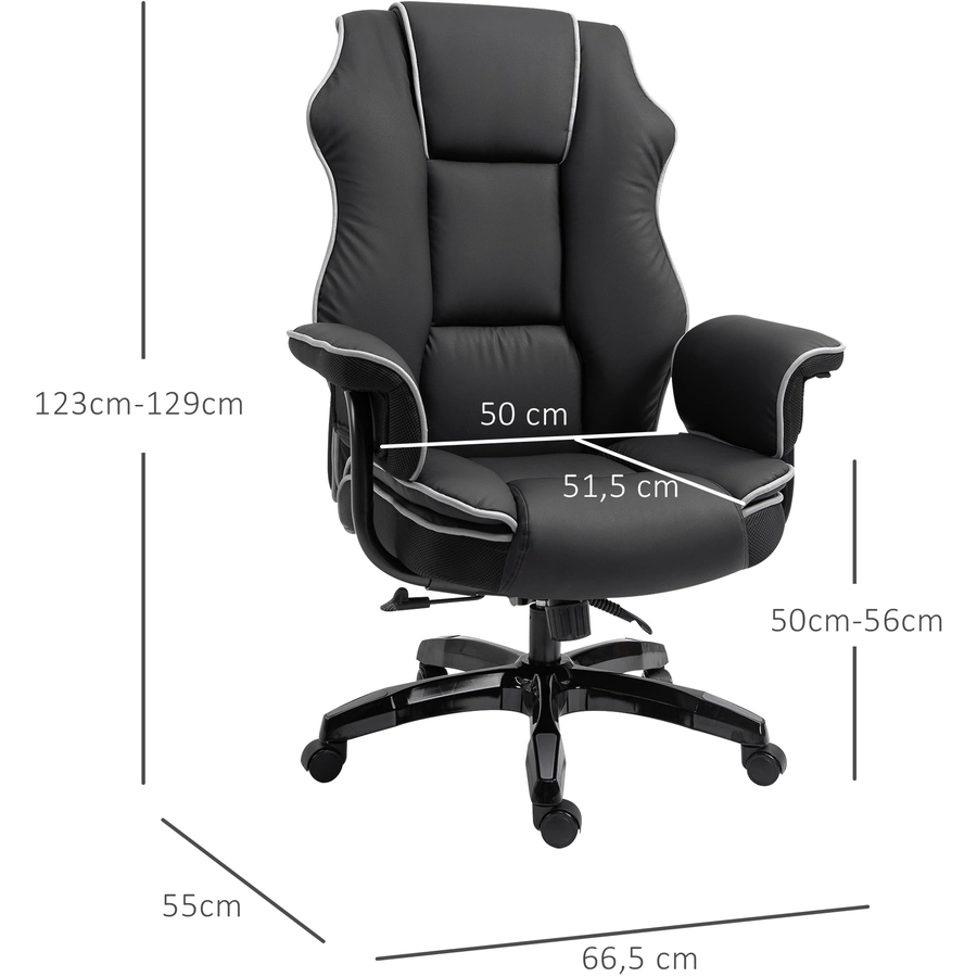 Vinsetto Bürostuhl  ergonomisch schwarz