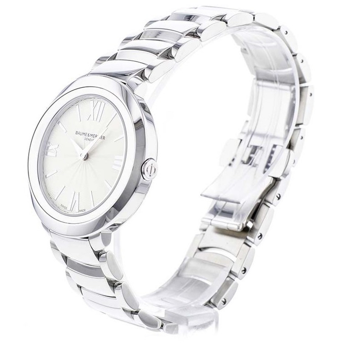 Montre d'occasion Baume et Mercier Promesse femme acier