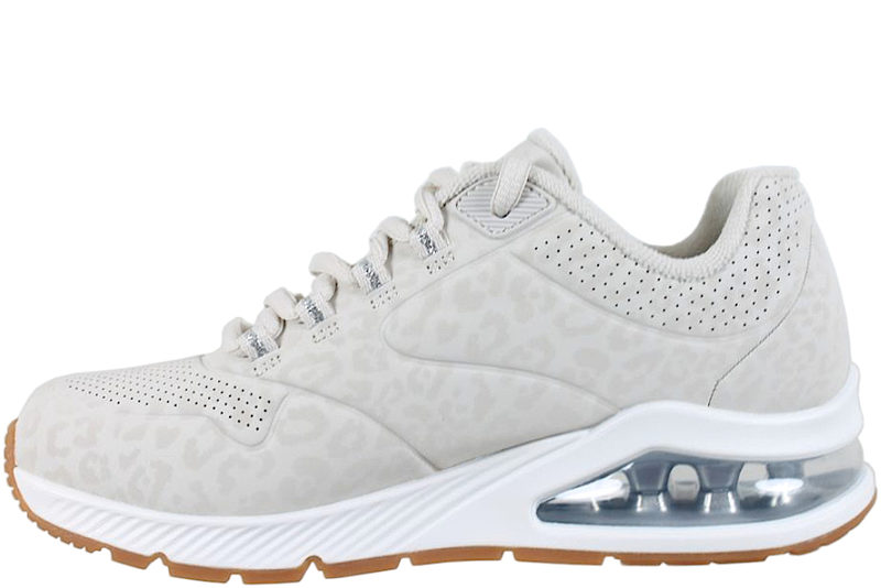 SKECHERS UNO - METALLIC LOVE SNEAKERS I BEIGE PU