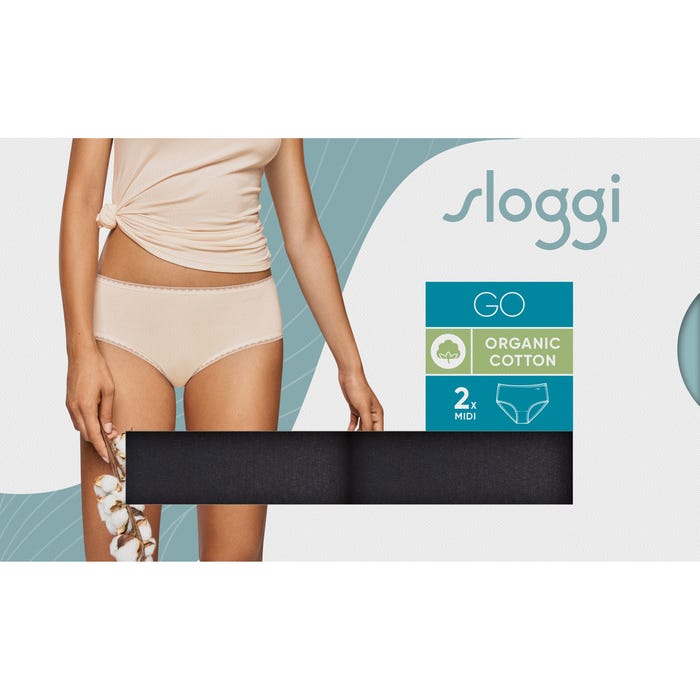 sloggi-2-pack sloggi Go midi - exclusief online