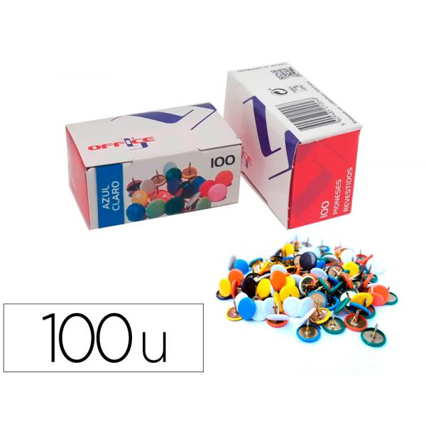 Lismânia Pioneses L-office Azul Claro Pack 100 Un