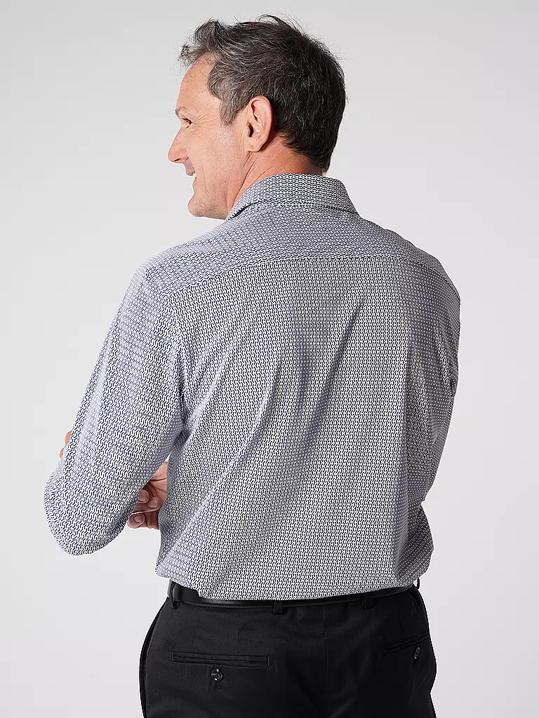 BOSS Hemd Slim Fit ROAN dunkelblau