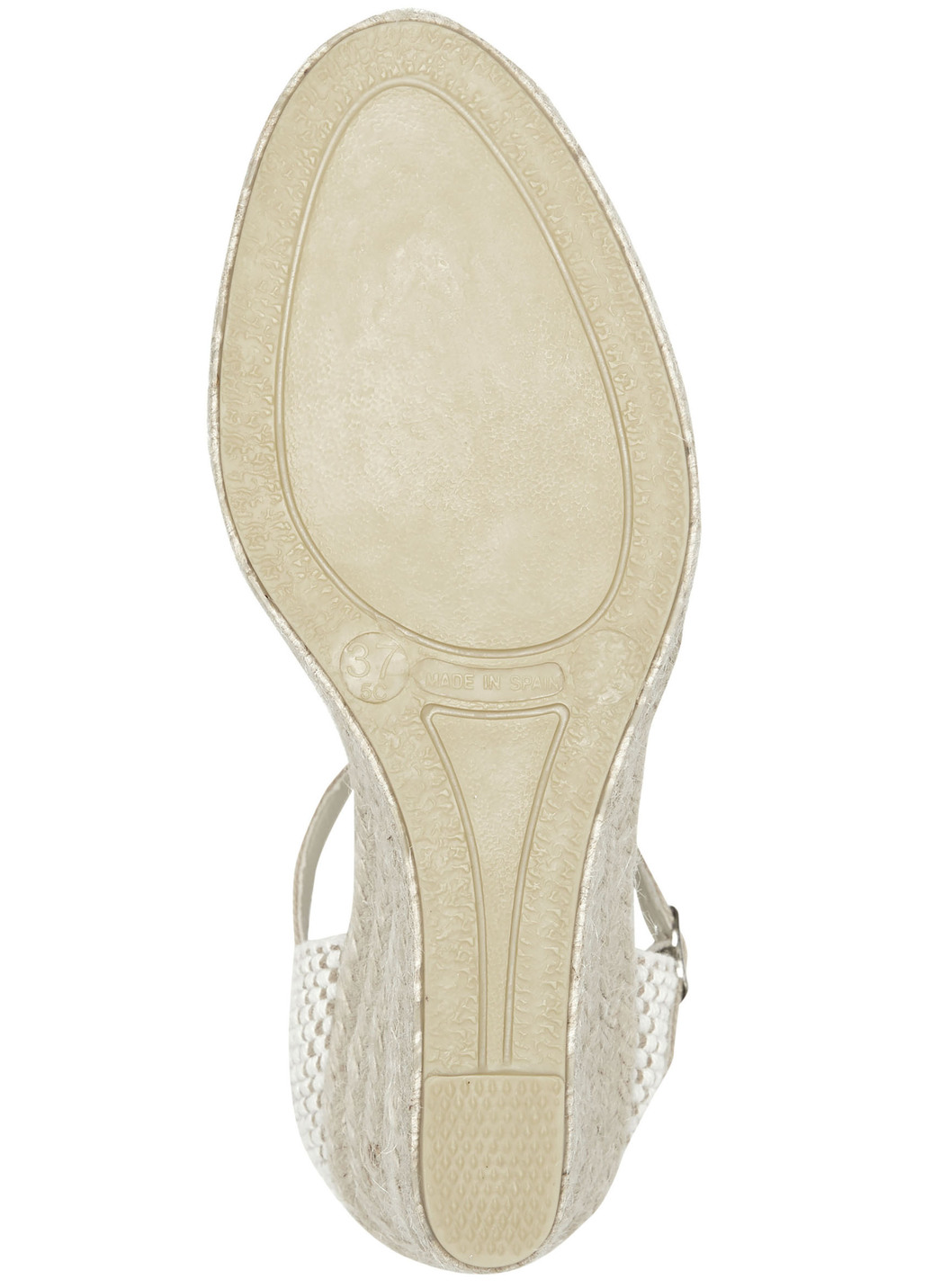 Sandalette aus Textilmaterial