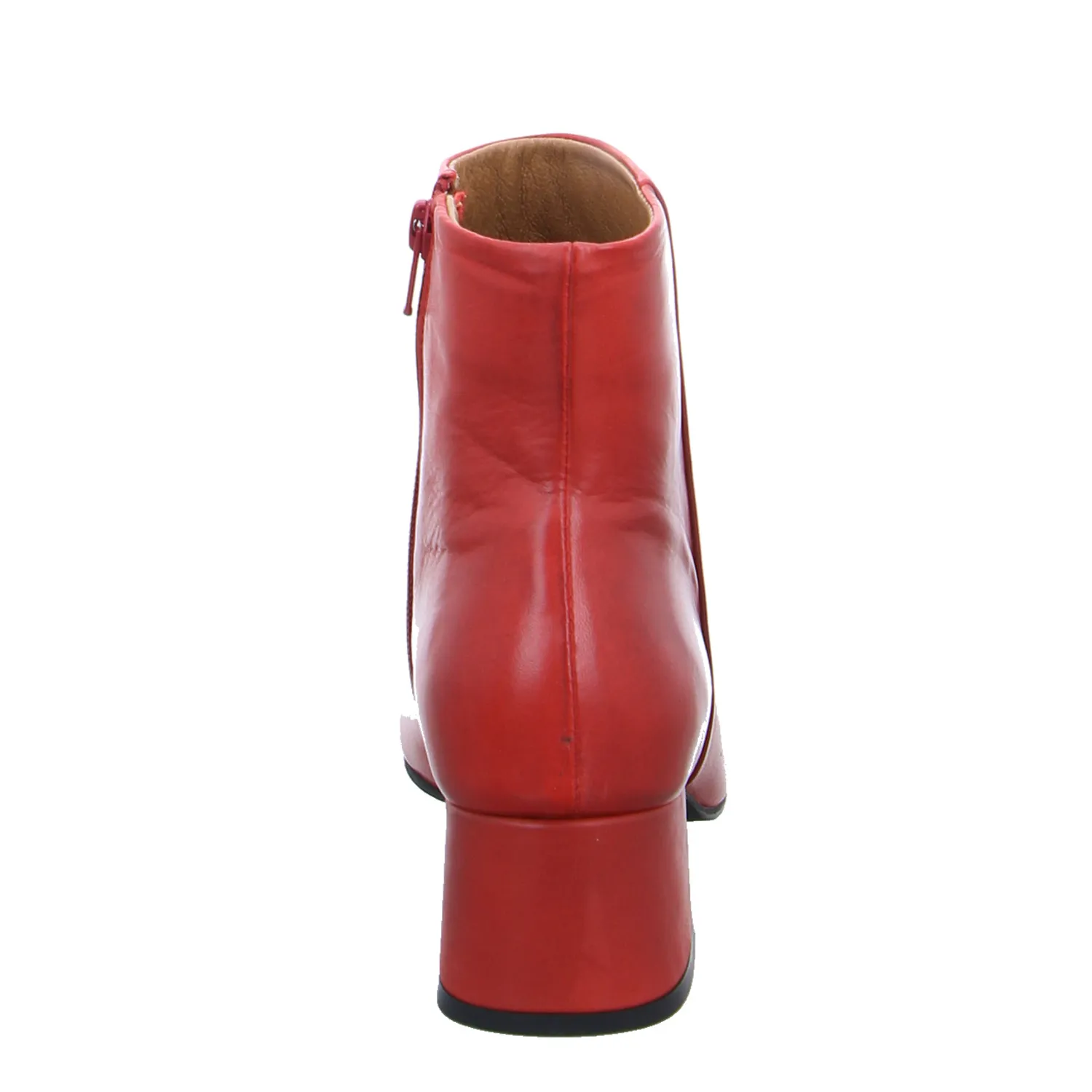 SCHUHENGEL Stiefelette Rot Leder