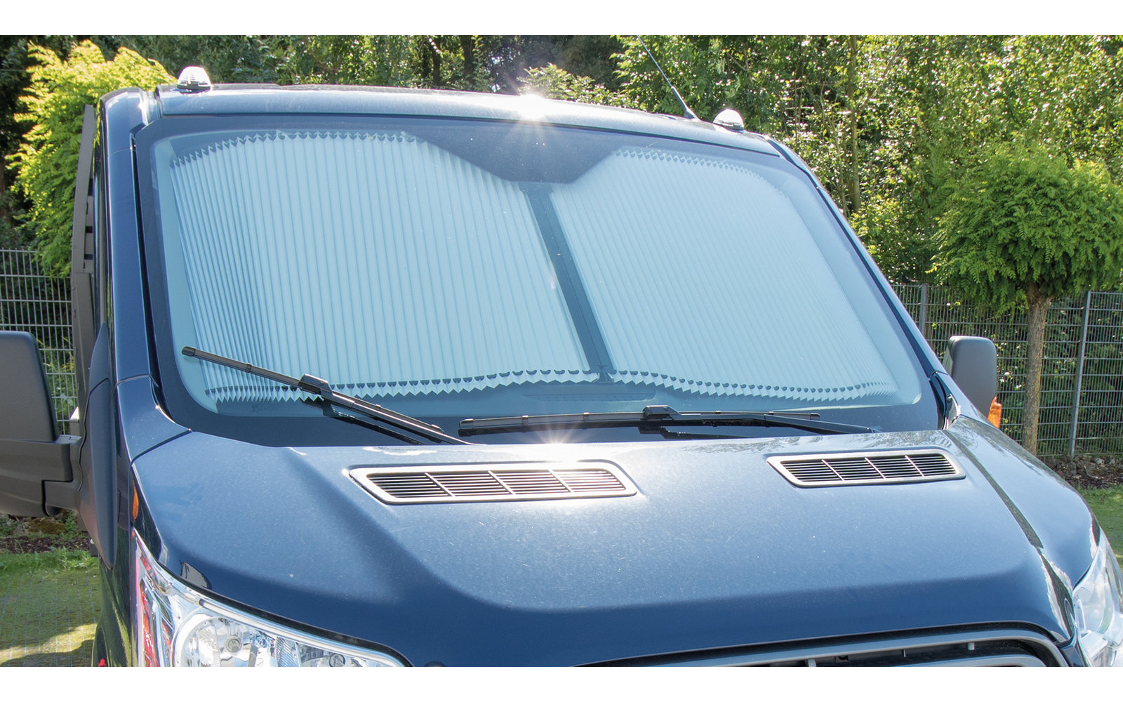 Remis Fahrerhausverdunkelung REMIfront IV linkes Seitenfenster für Ford Transit (Modell V363) 2014 - 2019