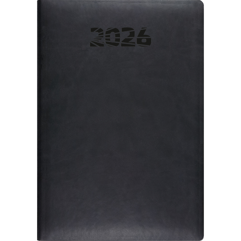 Simplex Agenda 2026 Simply Flex, A5, 1 Tag / Seite, schwarz