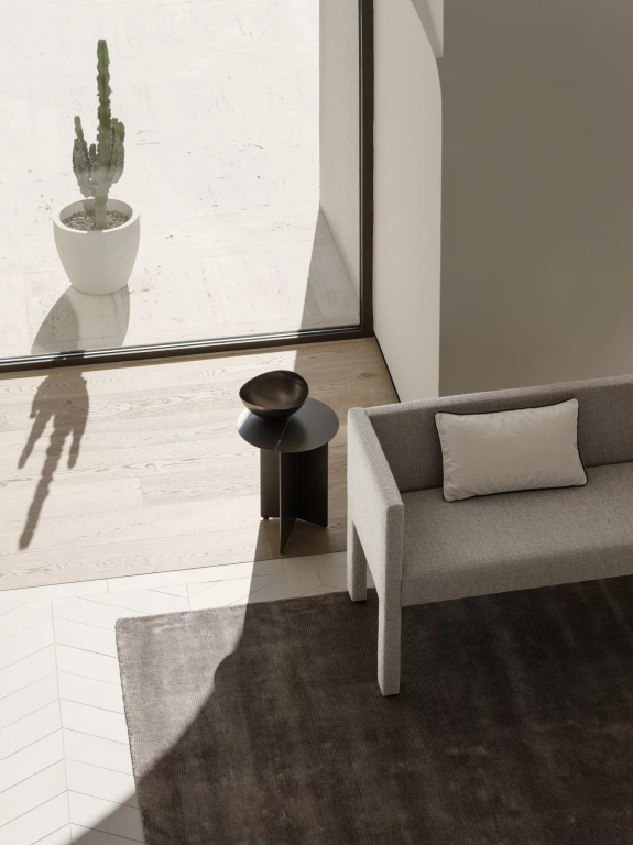 Blomus Ondea schaal 23,5x24,5 Burned Metal