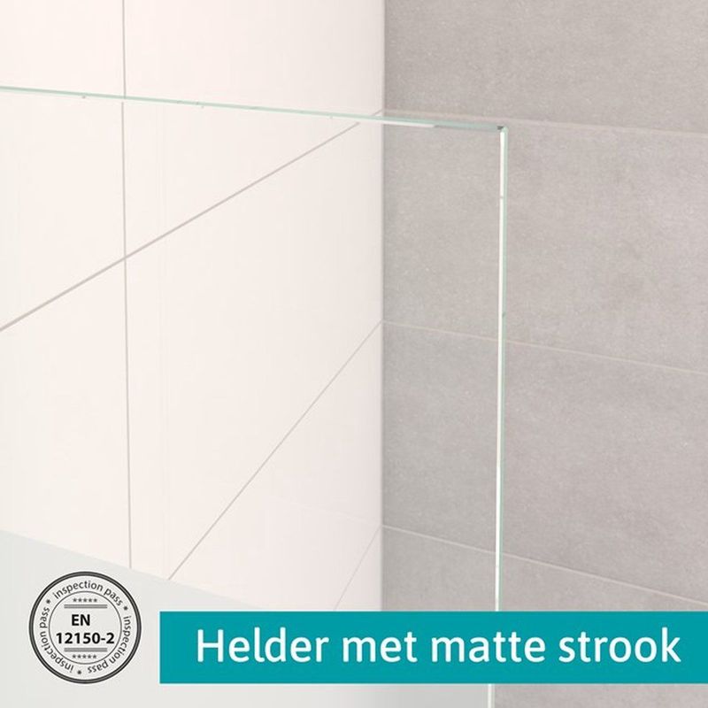 Zircon - Comfort - Douchecabine - Chroom - 60x60 cm - Draaideur - Vierkant