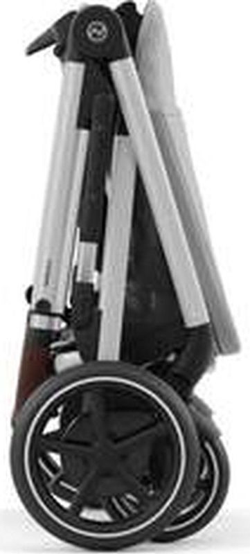 Cybex - e-Gazelle S - Kinderwagen - Stone Grey - Silver Frame
