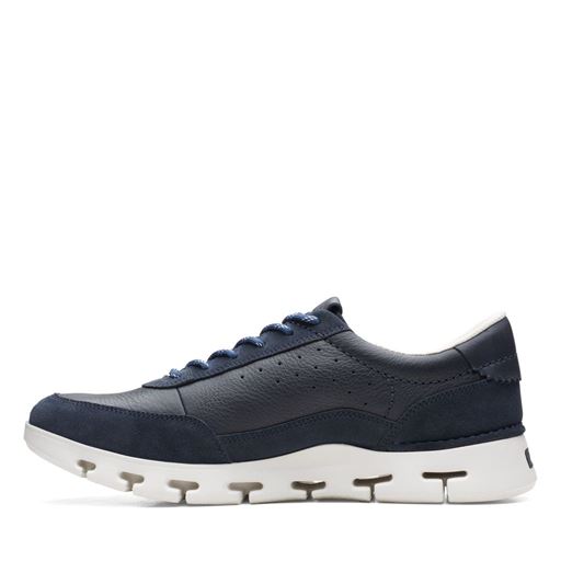 Clarks Nature X One Sneakers, Navy Combination, 46