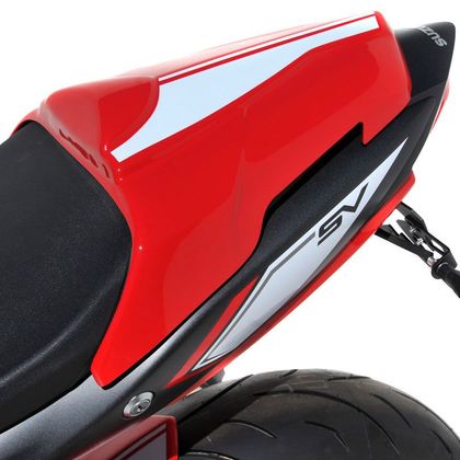 Capot de selle Ermax SUZUKI SV 650 2016- - Rouge / Blanc