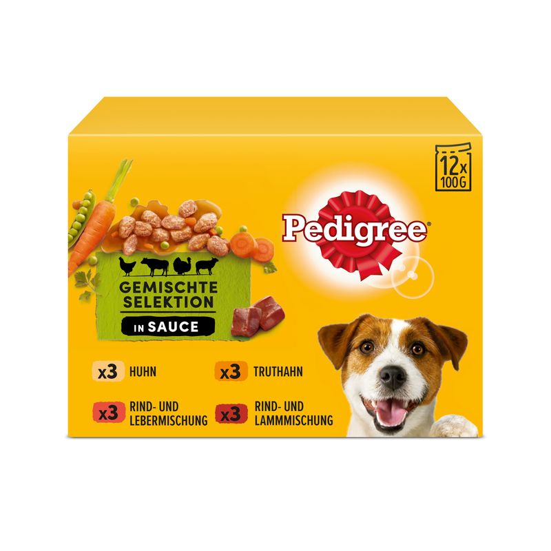 Multipack Pedigree Les classiques en sauce ou gelée