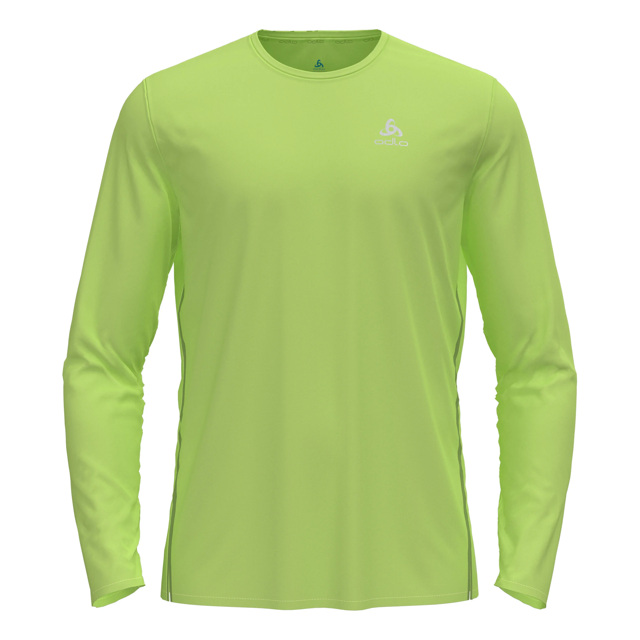 Odlo Zeroweight Chill-Tec Crew Neck Haut Manches Longues Hommes - Vert Clair