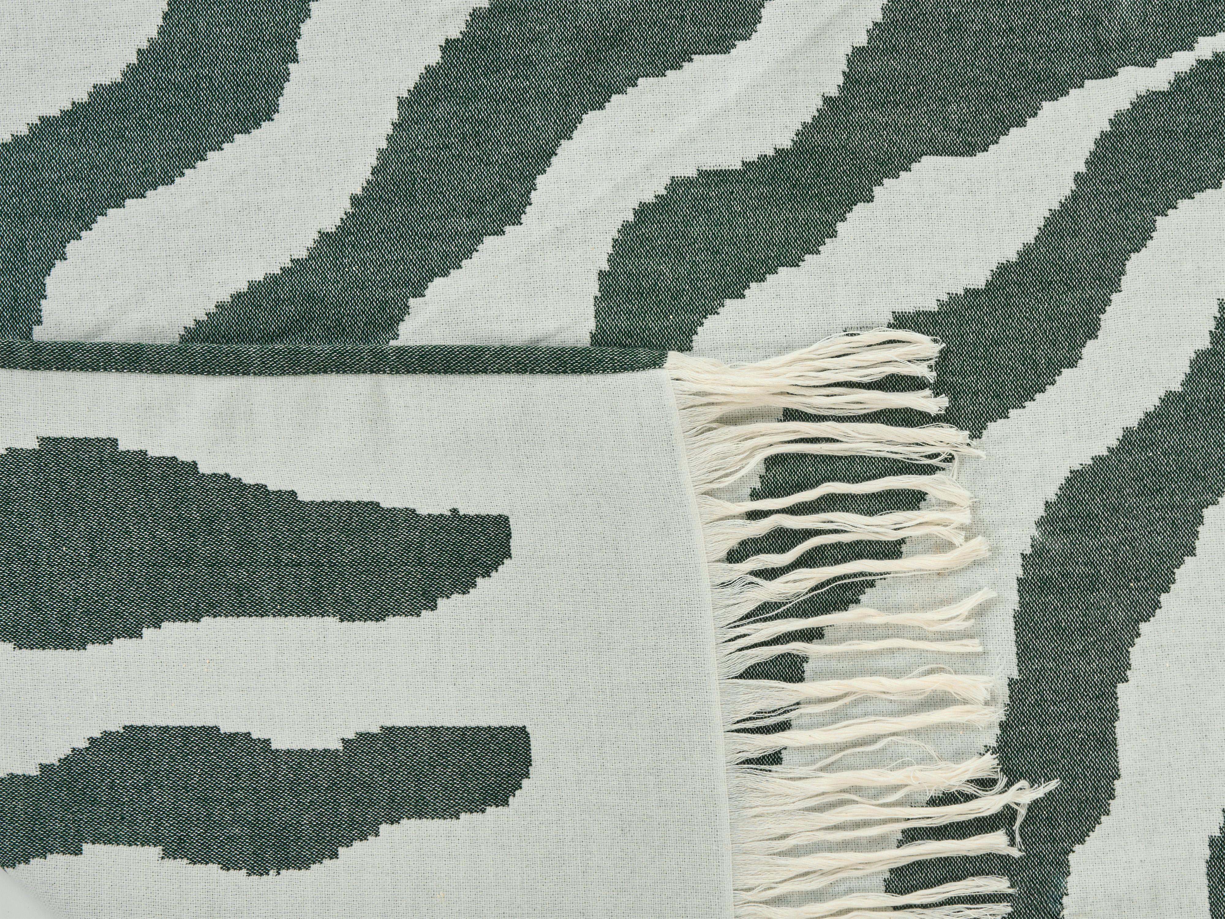 Plaid BARTAR Stof 130 x 170 cm Groen