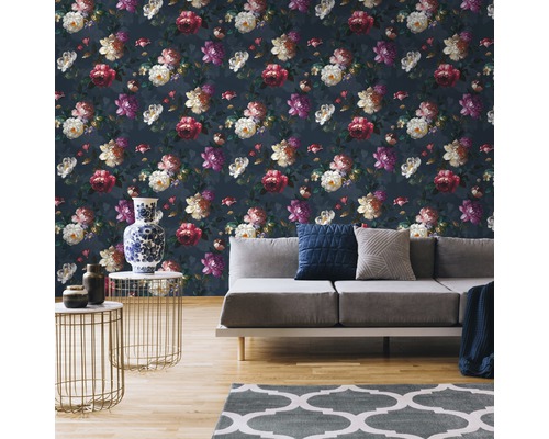 Vliesbehang 108623 Prestige Floral Blue