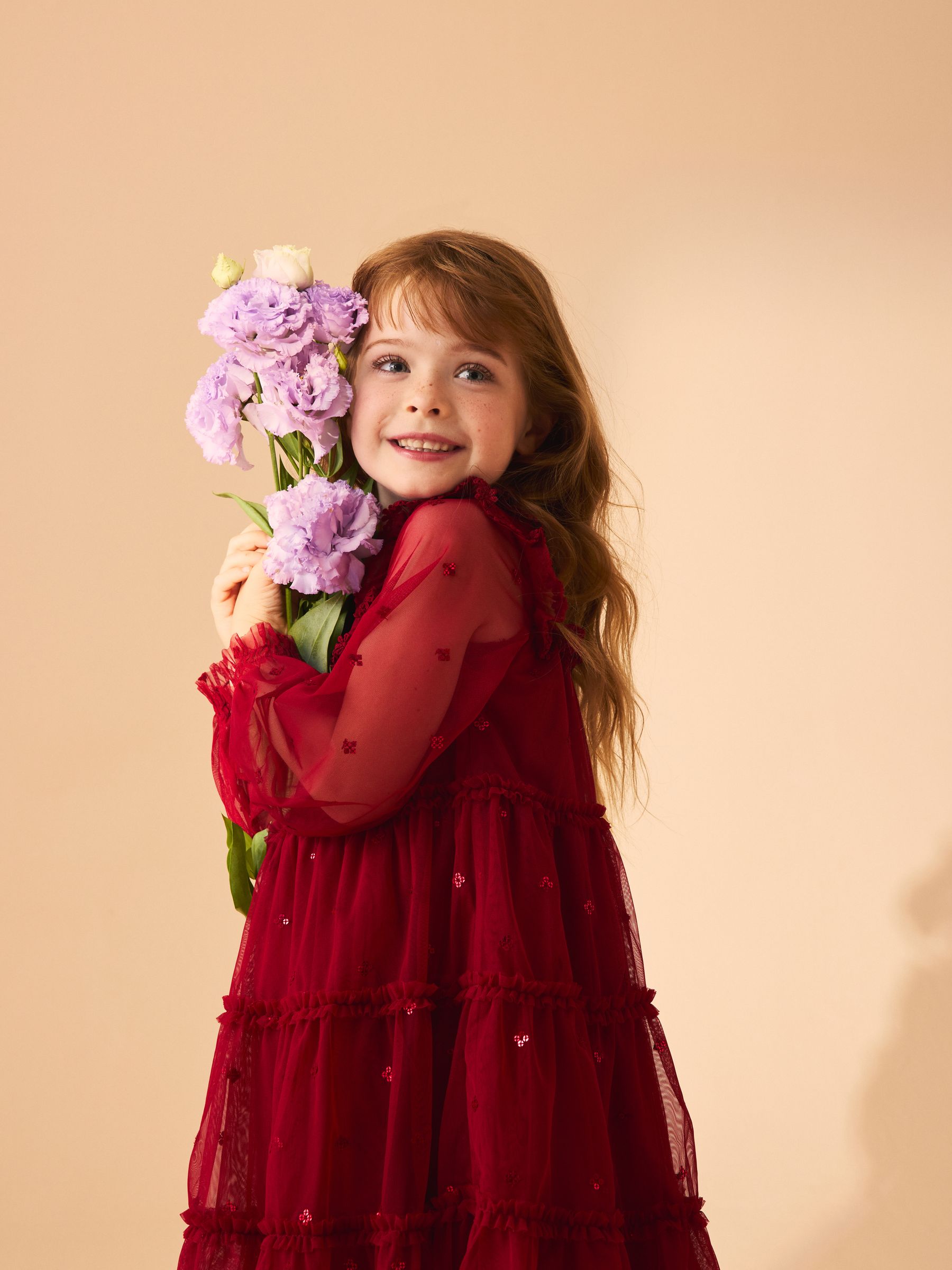 Laura Ashley Sequin Mesh Dress
