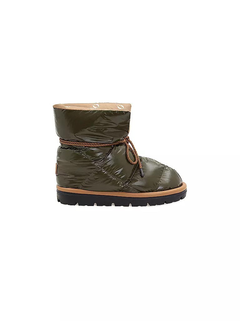 FLUFIE Snowboots SHINY olive
