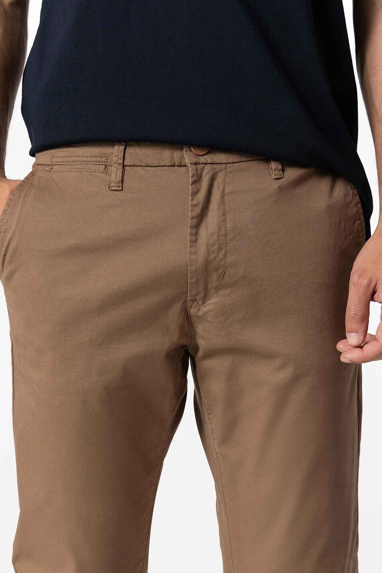 Calças chino de corte slim
