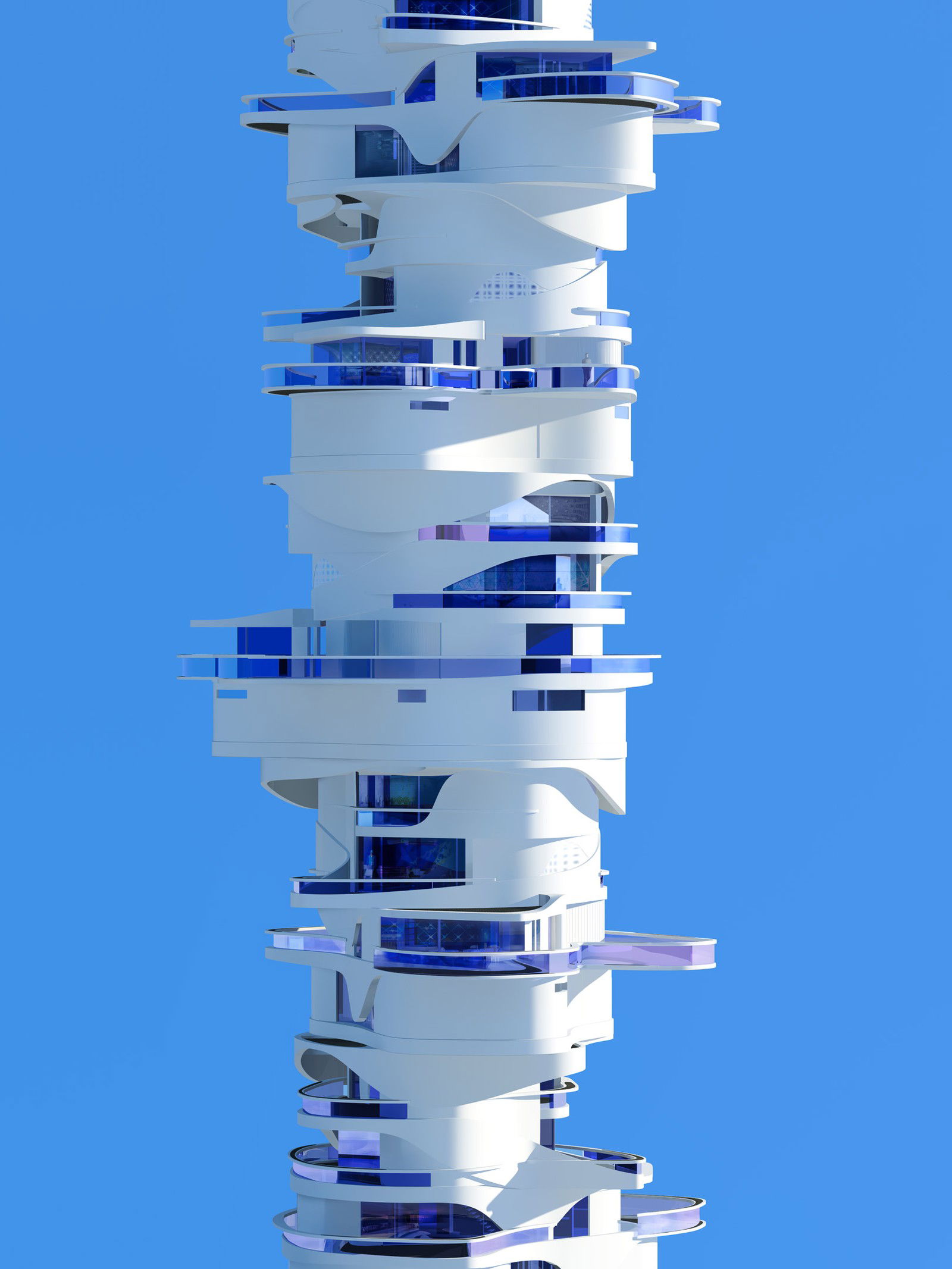 Tianjin High-Rise by 3deluxe - Limited Edition. Edition of: 100. Studio Stamp.