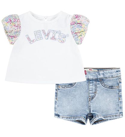Levis S?t - Shorts/T-shirt - Denim/Floral - Sugar Swizzle