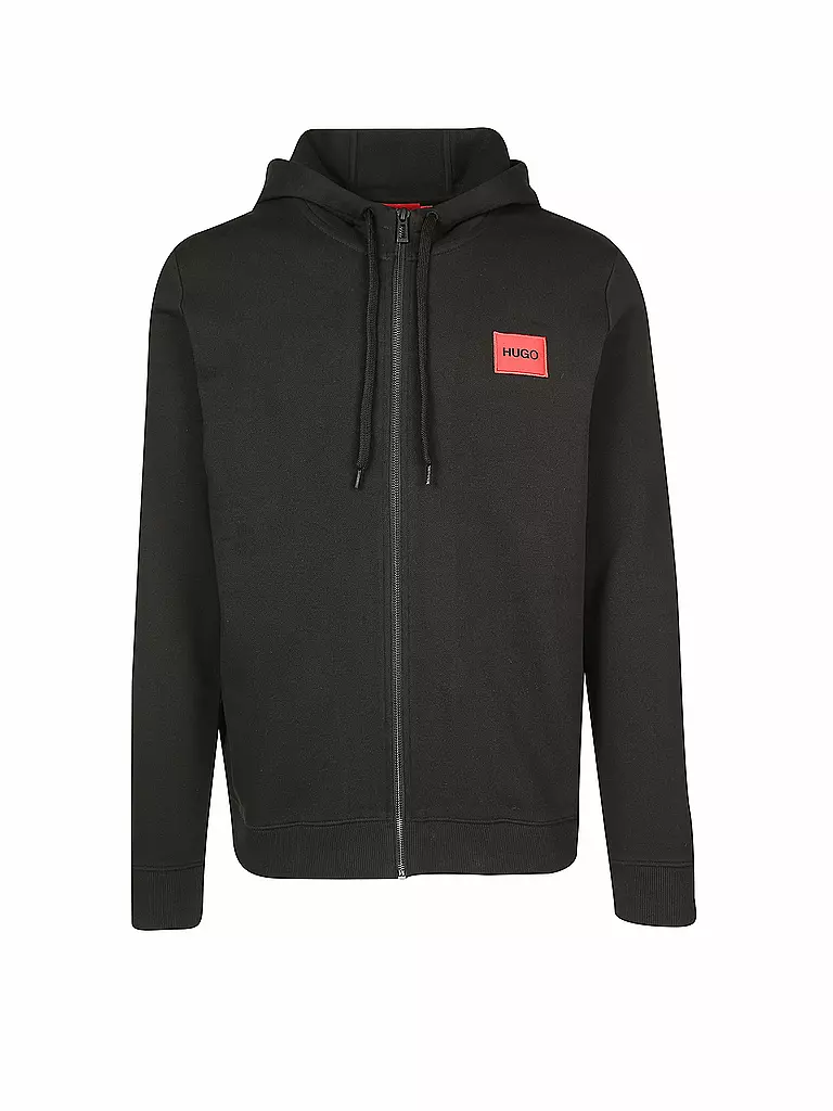 HUGO Sweatjacke Regular Fit 