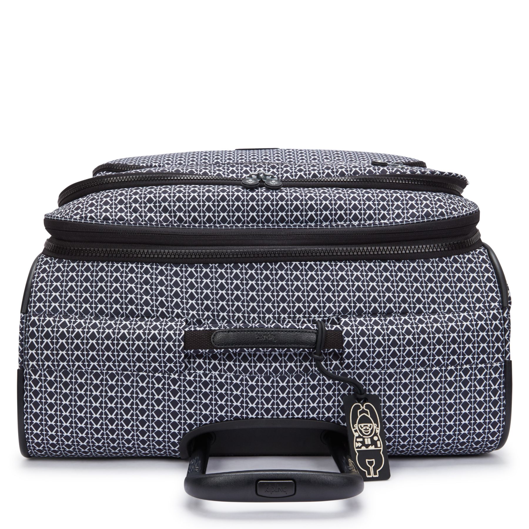 NEW YOURI SPIN L Grande Valise Extensible à Roulettes avec Poignée Télescopique - Signature Print