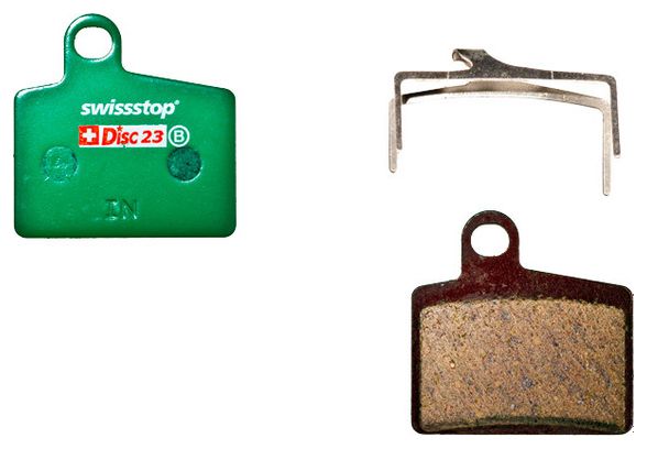 Paire de Plaquettes Organiques SwissStop Disc 23 C pour Hayes