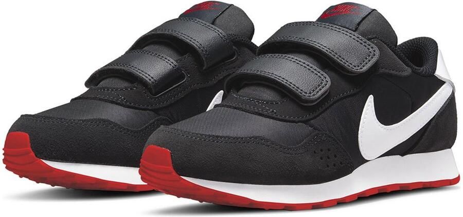 Nike Md Valiant PSV Hardloopschoenen Black White Dk Smoke Grey University Red Kinderen