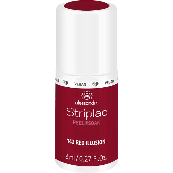 STRIPLAC PEEL OR SOAK RED ILLUSION -VEGAN