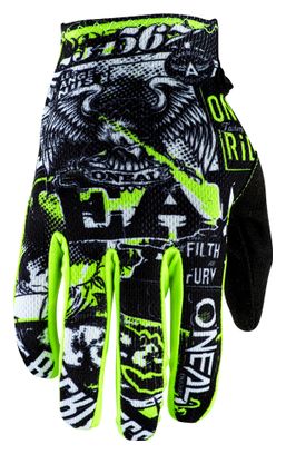Gant O'Neal MATRIX ATTACK Noir/Jaune
