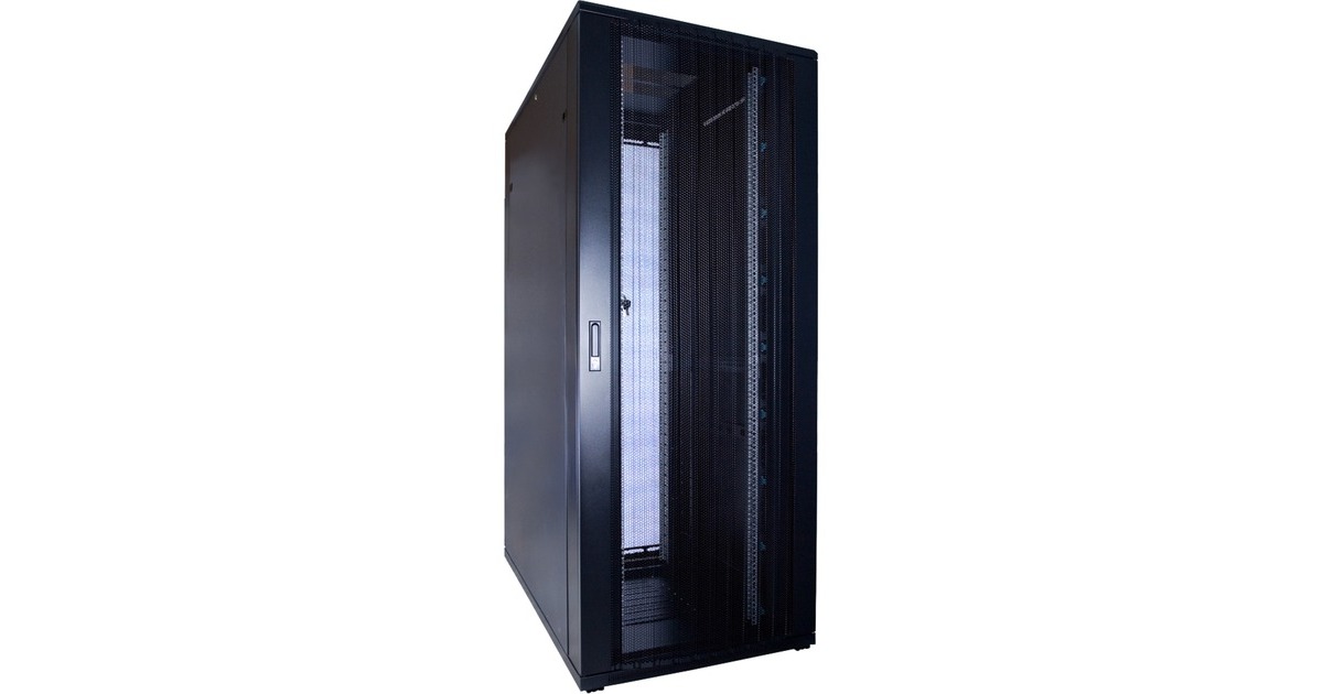 DSI42U serverkast met geperforeerde deur - DS8242PP server rack  (Zwart, 800 x 1200 x 2000mm)