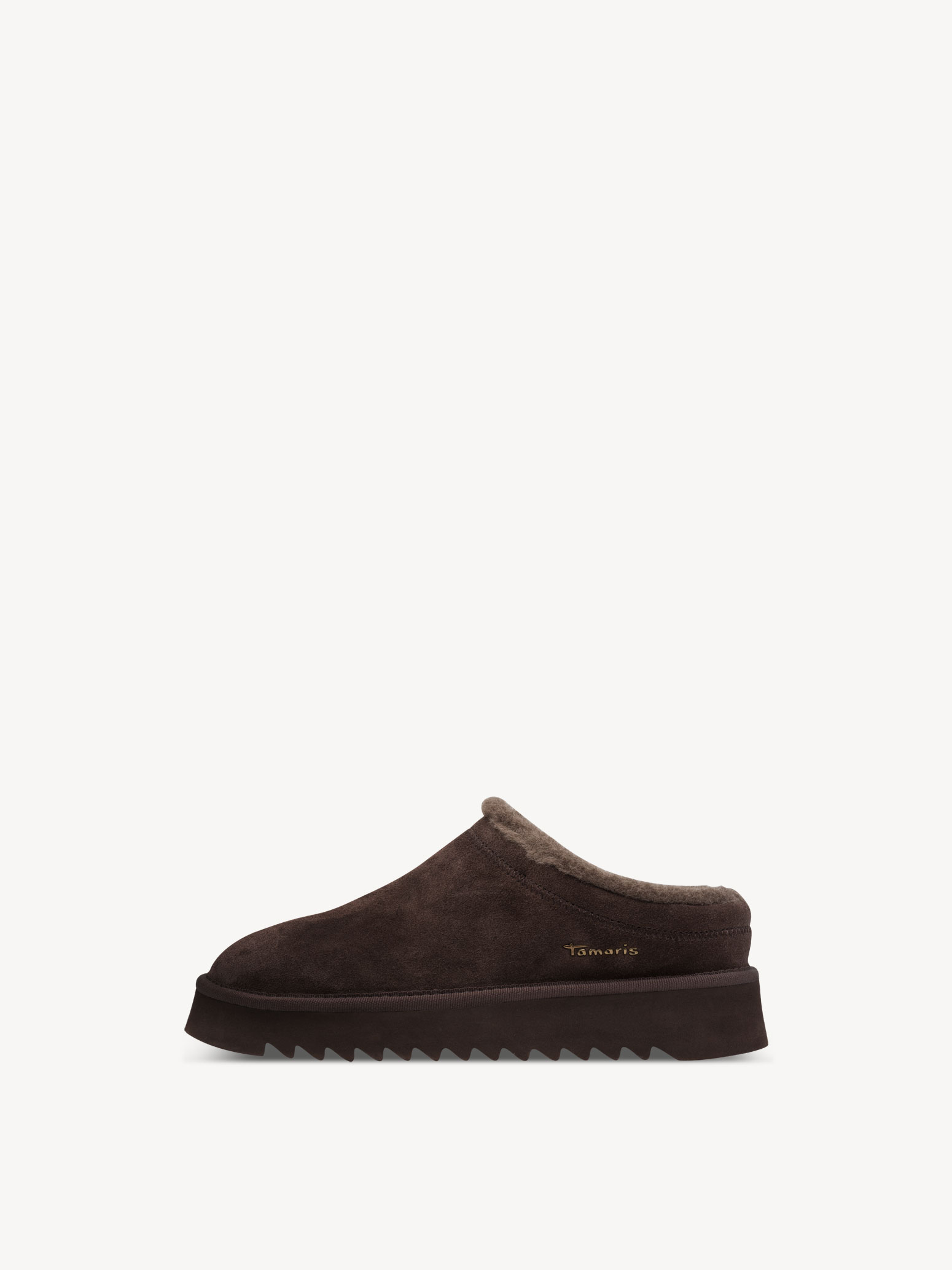 Leren Slipper - bruin
