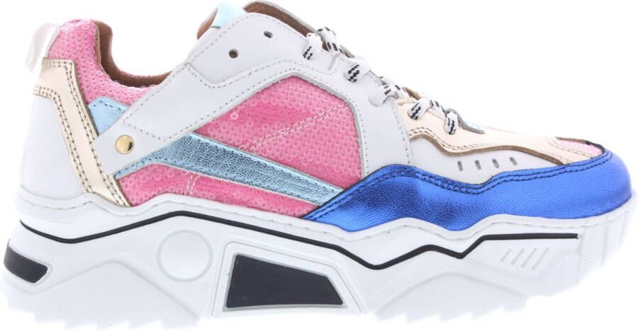DWRS LABEL DWRS PLUTO sequins Pink Blue Dames Sneaker J5217