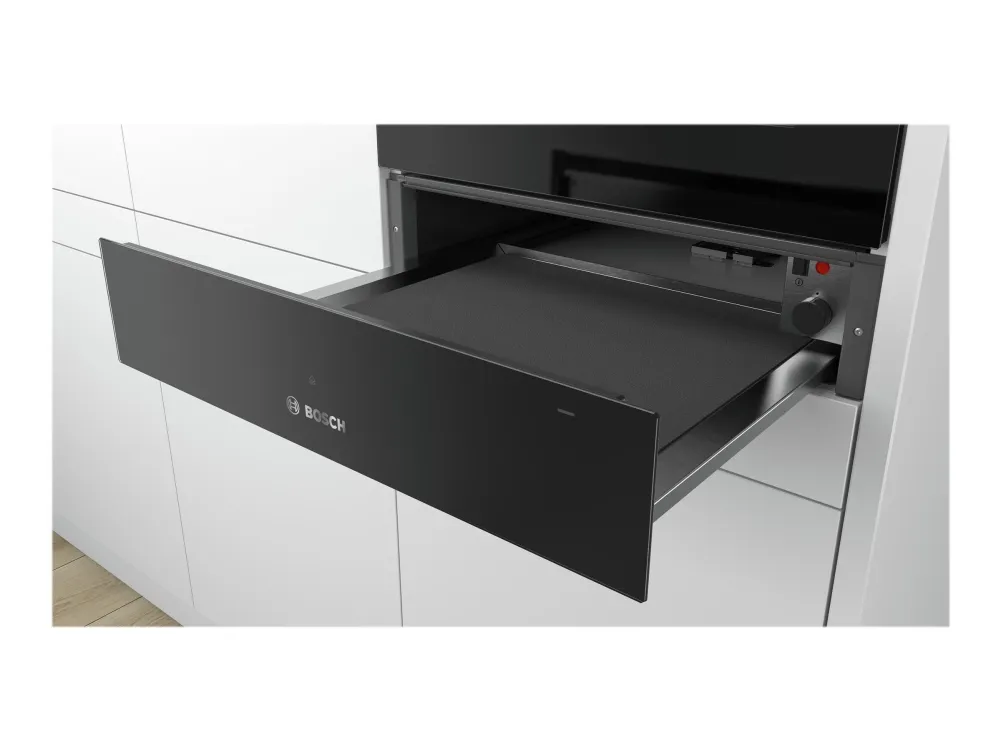 Bosch Serie | 6 BIC510NB0 - Varmeskuffe - til indbygning - niche - bredde: 56 cm - dybde: 55 cm - højde: 14 cm - vulkansort